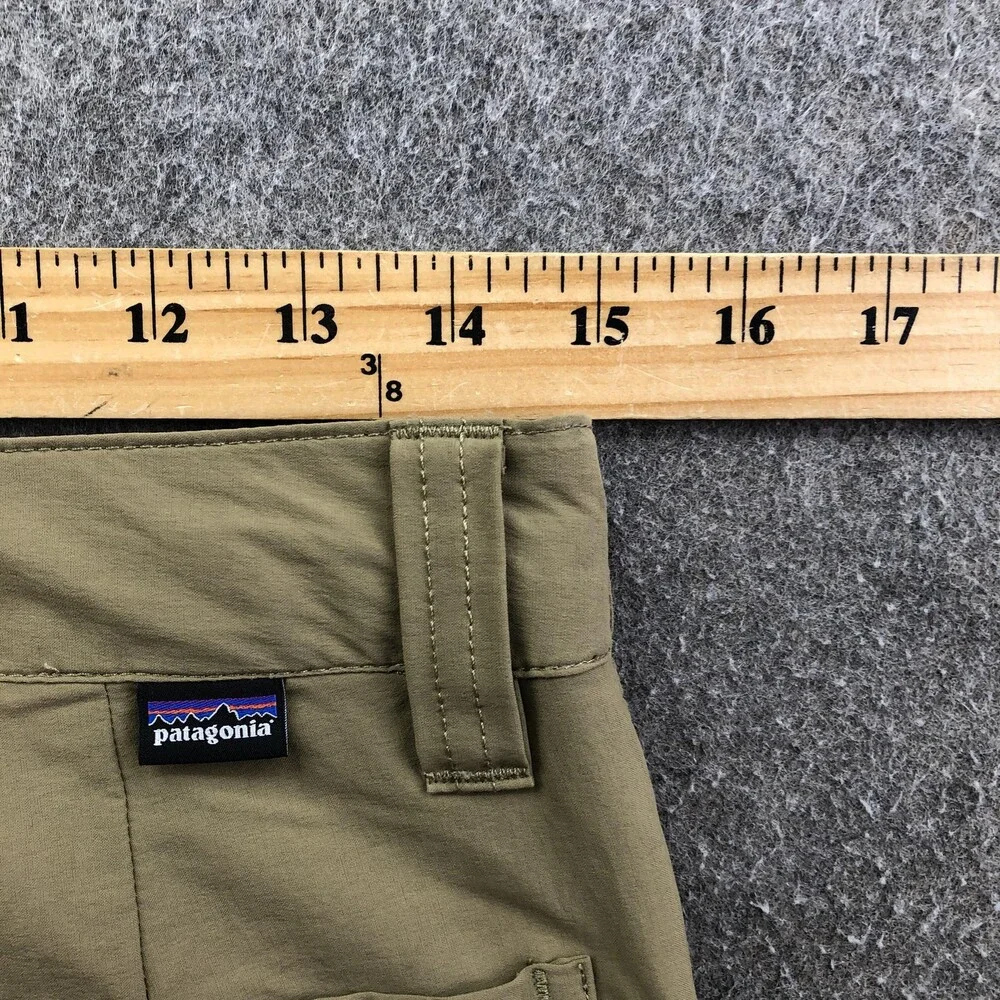 Patagonia Shorts Mens 30 Beige Microfiber 10 Inch Hiking Quick Dry Pockets - Picture 9 of 10
